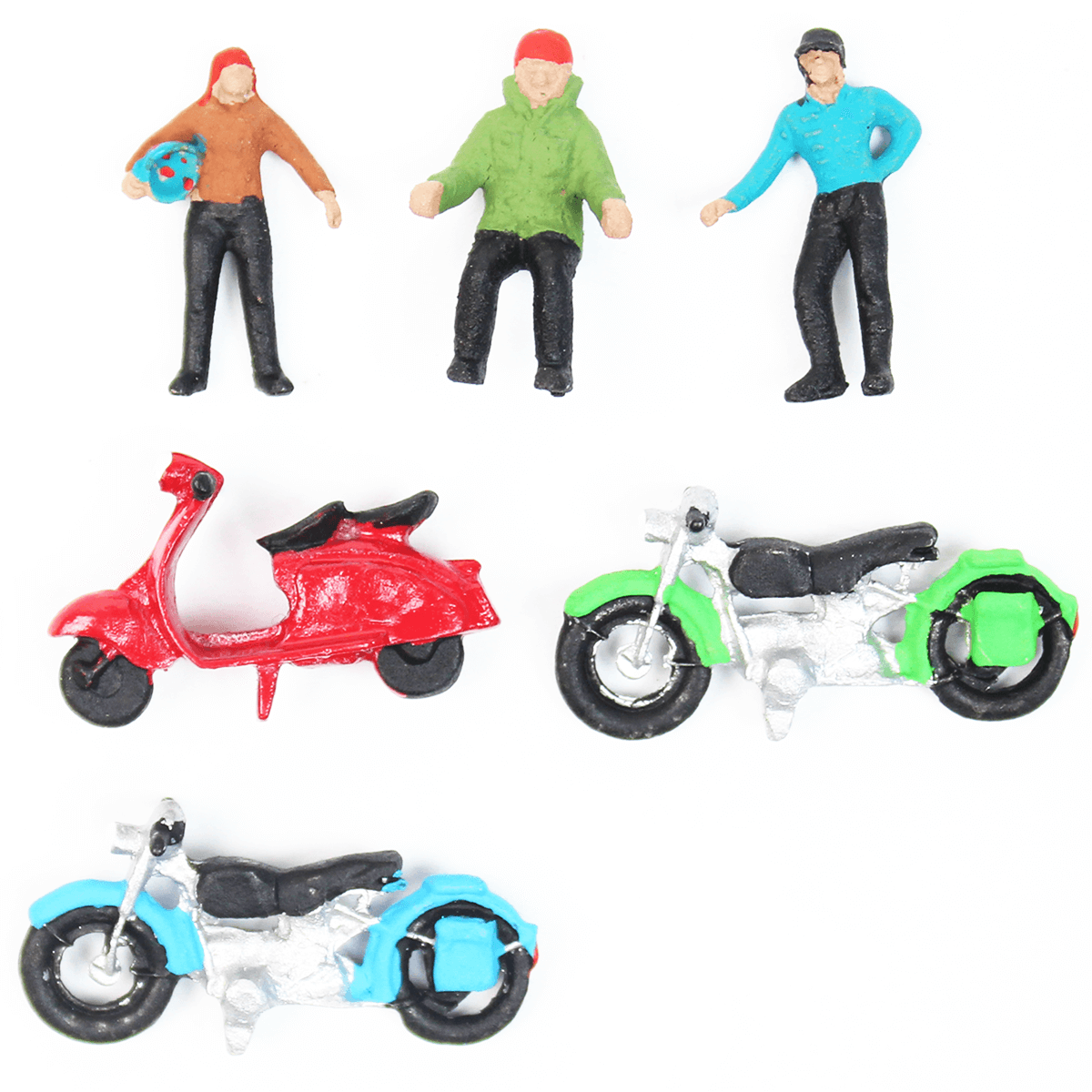 Figuras Para Maquetes 1/100 1600 Minitec 06 Peças